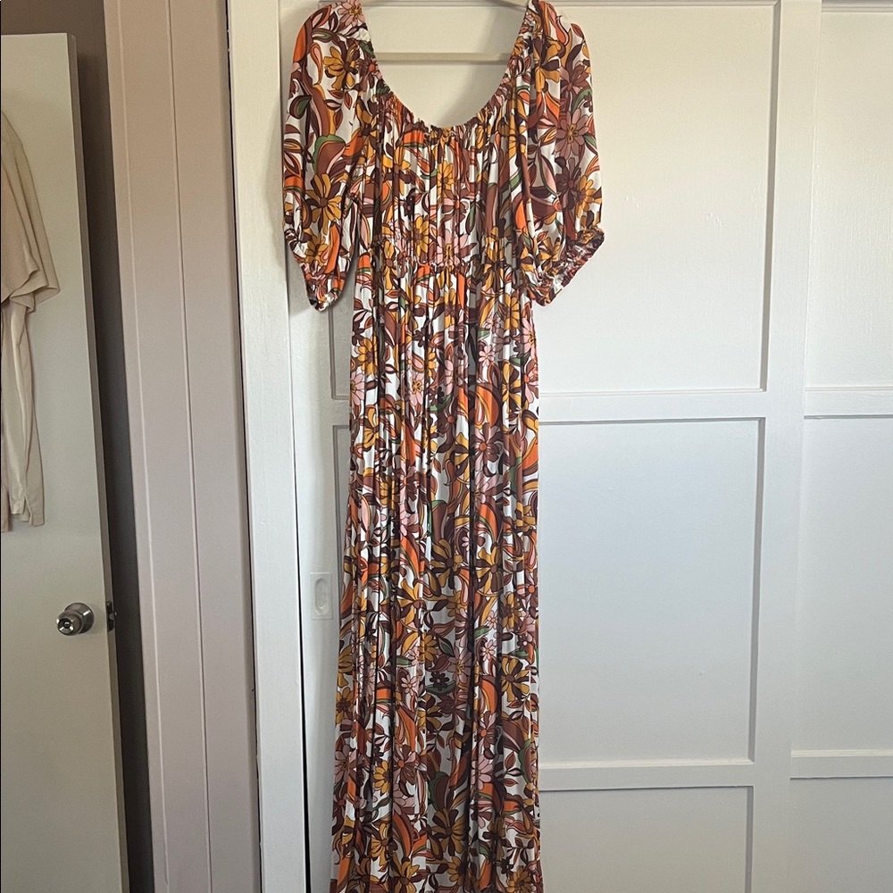Eloquii Isabella Floral Maxi Dress